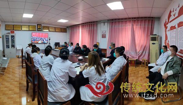 劳店镇中心卫生院全院党员干部收听收看二十大开幕式